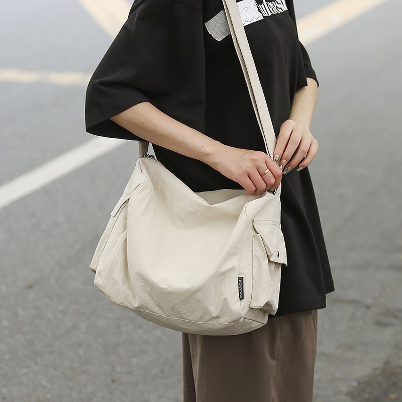 Casual Japanese-Style Single Shoulder Bag for Men, Casual Japanese-Style Simple Workwear Commuting Versatile Crossbody Bag for Women, Lightweight Messenger Bag Trendy Casual Japanese-Style Single Shoulder Bag for Men, Casual Japanese-Style Simple Workwear Commuting Versatile Crossbody Bag for Women, Lightweight Messenger Bag Trendy