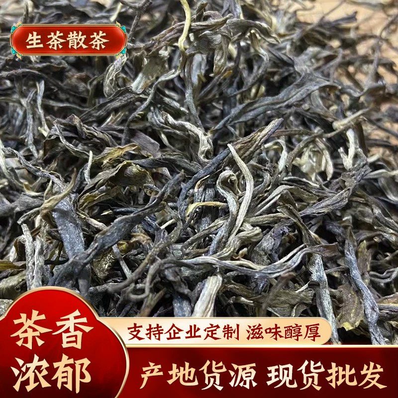 Сырой пуэр Источник чая Завод прямых продаж Миншань Исландия старый Баньчжан человек сосновая голова весеннее дерево древний чай чистый материал сыпучий чай
