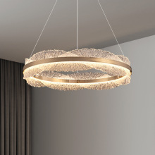 现代轻奢客厅吊灯圆环形led大厅灯设计师创意样板房卧室餐厅灯具