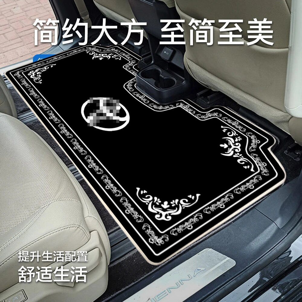 Alfombrillas de terciopelo dorado con diamantes de alta calidad para coche, accesorios interiores, alfombrillas de madera con forma especial para la parte superior del suelo, alfombrillas para la fila del centro.