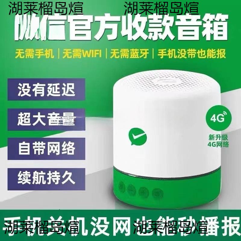 The Audio Comes with Network-Free Bluetooth Qr Code Voice Announcer Outdoor Portable Speaker Standard Middle East