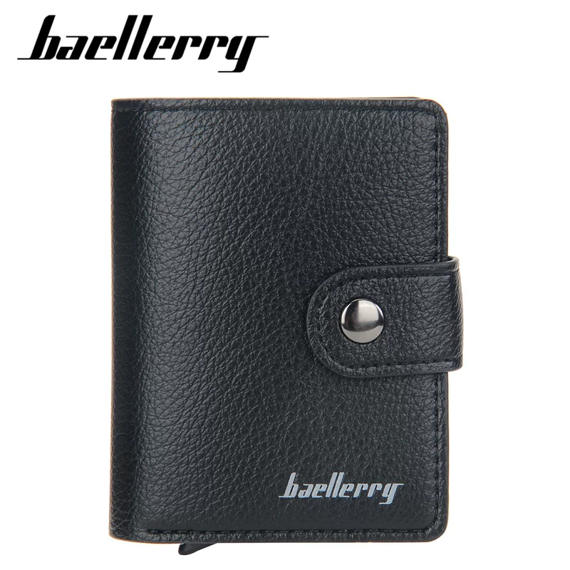 BAELLERRY анти-магнитный держатель для карт, короткая пряжка