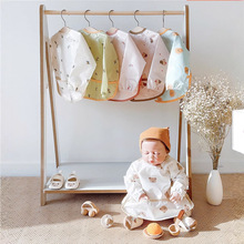 Dottoodott韩版儿童罩衣宝宝吃饭围兜薄款防水防脏画画反穿衣