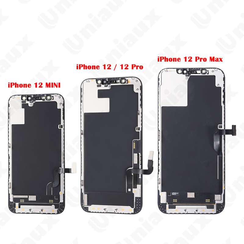 iPhone 6s, 7, 8, Plus, X, XS, 11, 12 Pro Max üçün LCD ekran