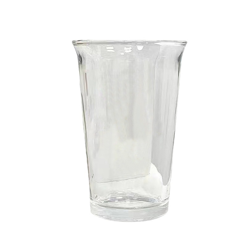 Coreano ins taza de vidrio transparente de gran capacidad taza de café fría simple taza de agua doméstica taza de agua de burbujas taza de jugo