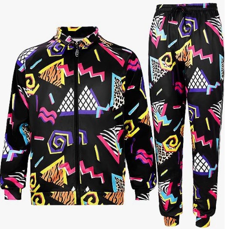 Cross-Border European Size Men's Casual Sports Suit 3D Digital Printing Long-Sleeved Pants Sweatpants Zipper Shirt Suit