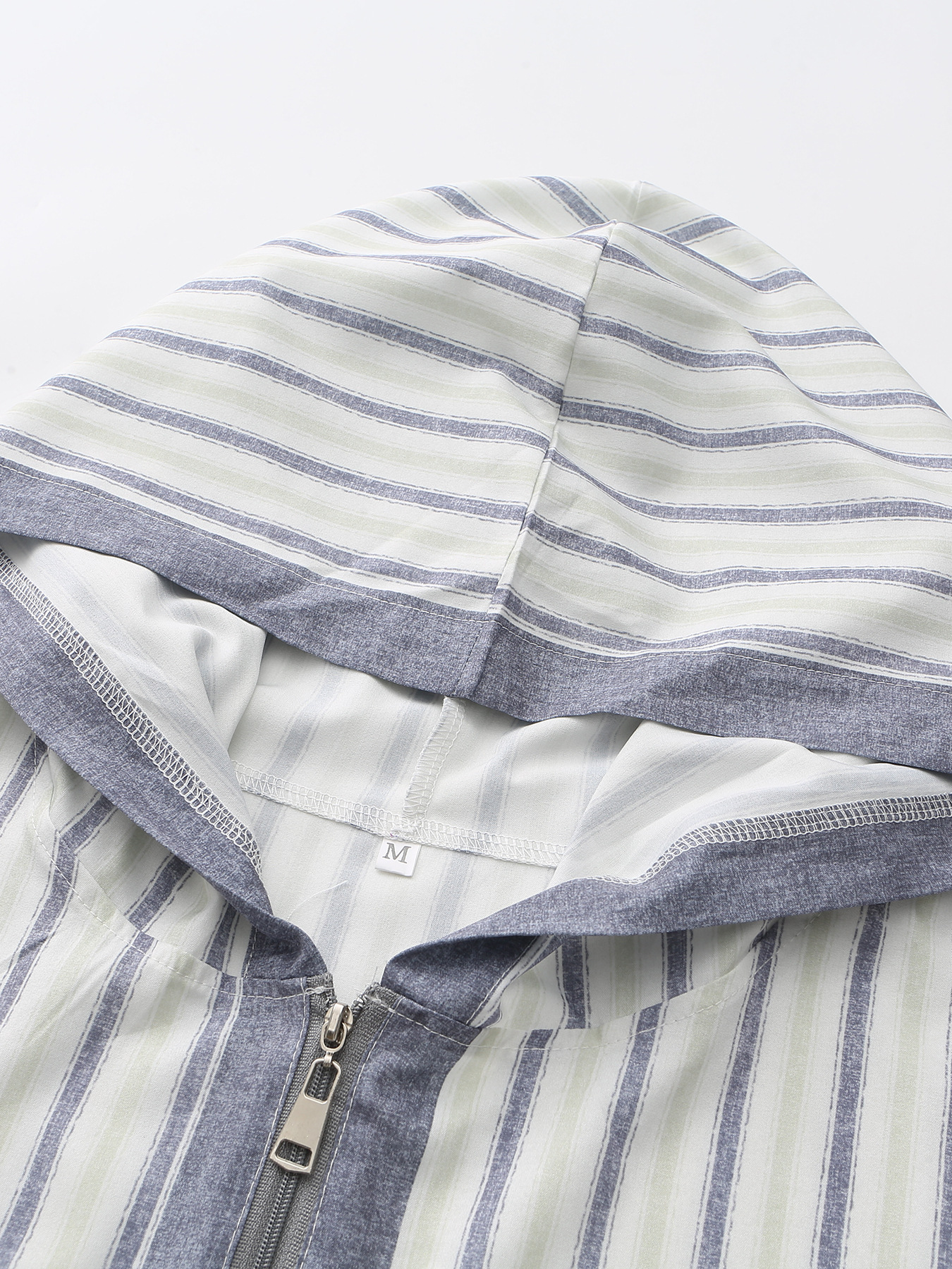 Middle Eastern Hooded Thobe For Men With Zipper Short Sleeved_voghion.com