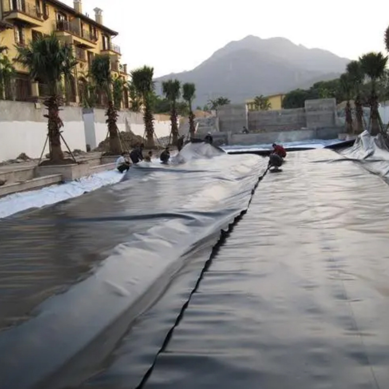 四川厂家防渗土工膜鱼塘水电站尾矿坝垃圾填埋场HDPE土工膜