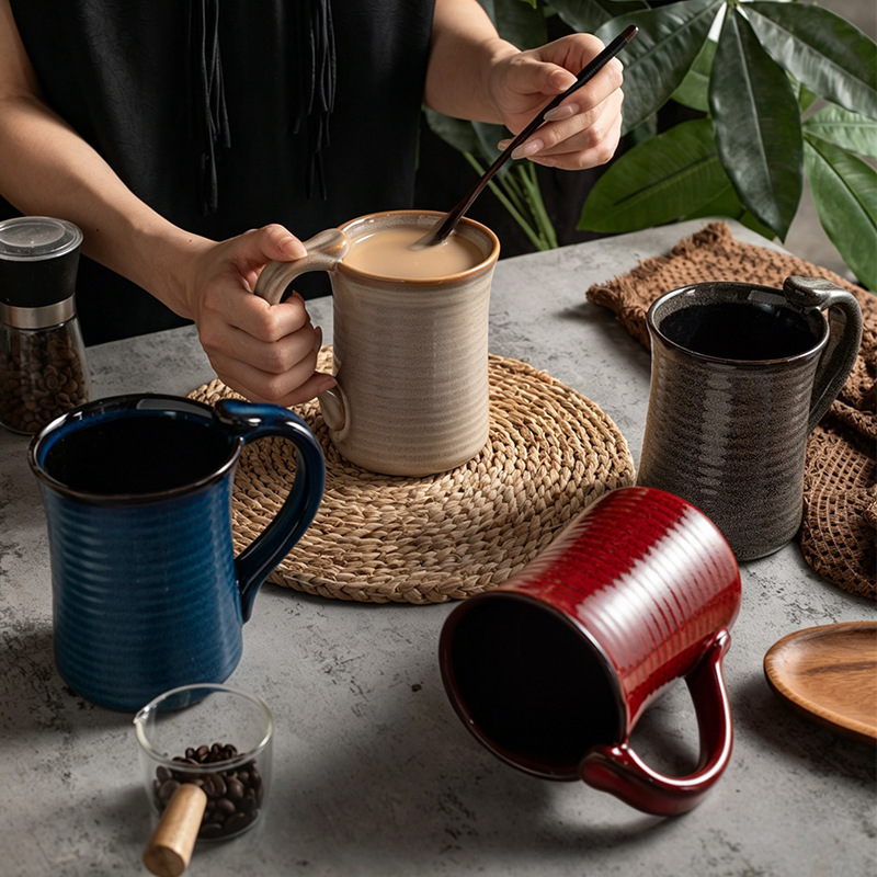 Japanese-style vintage rustic ceramic cup, ceramic coffee mug, souvenir, afternoon tea and breakfast cup, Amazon beer cup Japanese-style vintage rustic ceramic cup, ceramic coffee mug, souvenir, afternoon tea and breakfast cup, Amazon beer cup