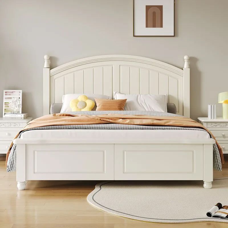 American Solid Wood Princess Bed 1.8m Double Master Bedroom Bed 1.5m Modern Simple Household Storage Bed Wedding Bed