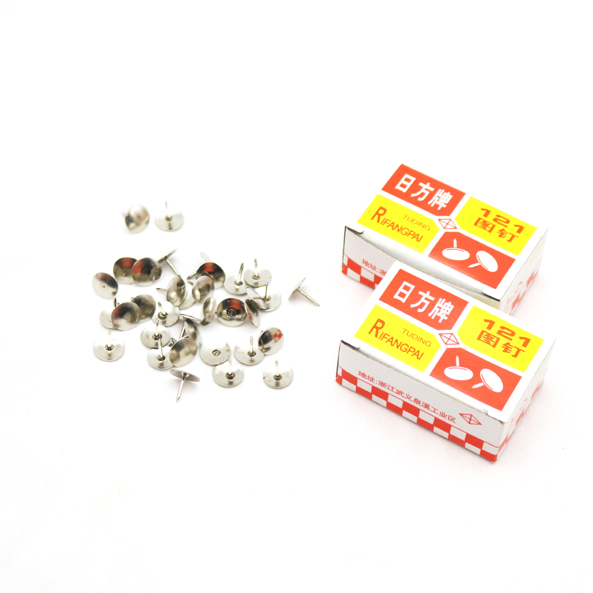 日方牌121图钉 圆帽图钉 圆头图钉金属图钉钉 圆帽图钉一小