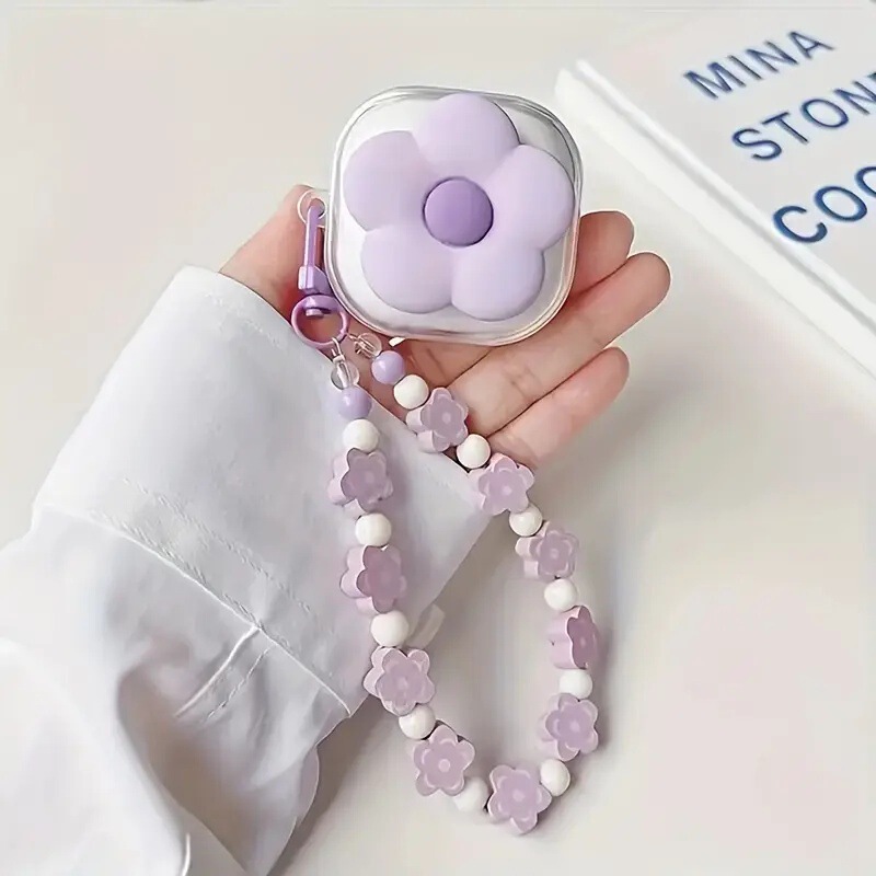 Three-Dimensional Flowers Are Suitable for Samsung Buds Headphone Cases Galaxy Buds Fe/Live/Pro/2 Pro