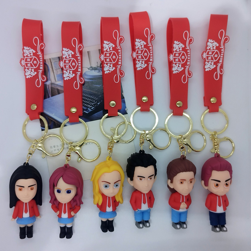 New cross-border creative cartoon RBD band figure Figure Key Chain pendant bag car key chain wholesale New cross-border creative cartoon RBD band figure Figure Key Chain pendant bag car key chain wholesale