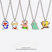奥特曼项链女ins学生百搭海绵宝宝闺蜜情侣生日礼物吊坠饰品儿童