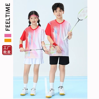 【FeelTime工厂店】男女短袖速干排球乒乓球比赛成人儿童羽毛球服