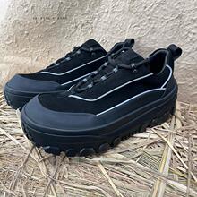 档男鞋北欧机能风质感牛皮男士户外休闲鞋耐磨厚软底男登山运动鞋