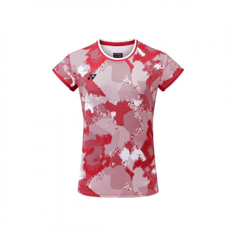 新款YY羽毛球服男款大赛比赛服运动休闲上衣女款短袖速干|undefined