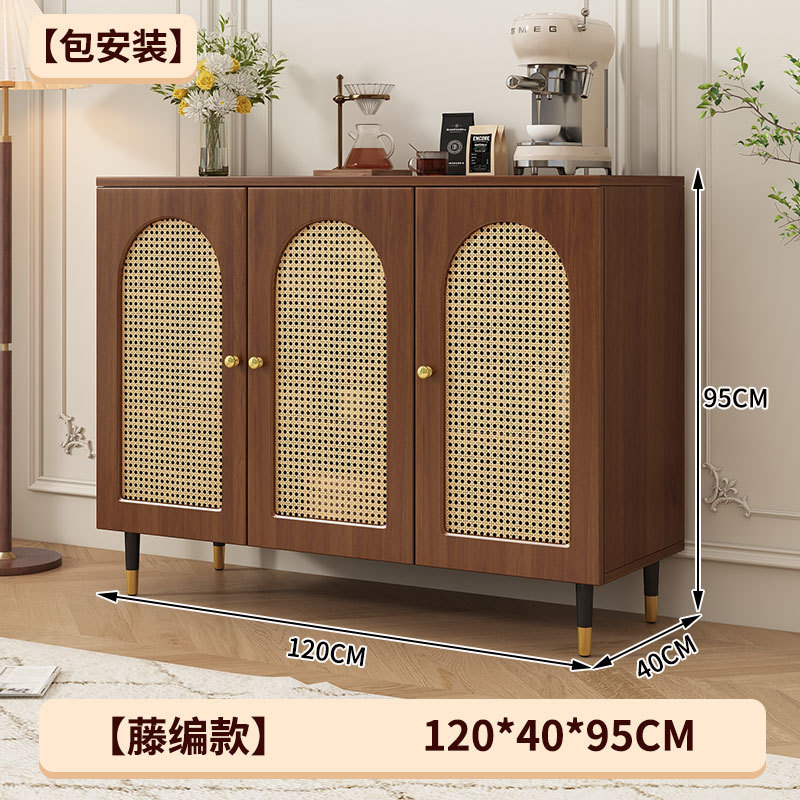 Gabinete de comedor moderno y simple, armario de almacenamiento de caña de viento, sala de estar, armario de té de cocina doméstica, armario de viento