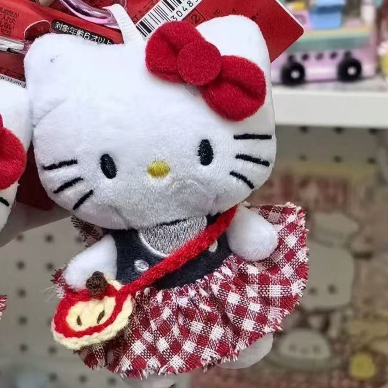 网红凯蒂猫毛绒公仔玩具闺蜜礼品高级饰品小娃娃hellokitty小挂件-阿里巴巴