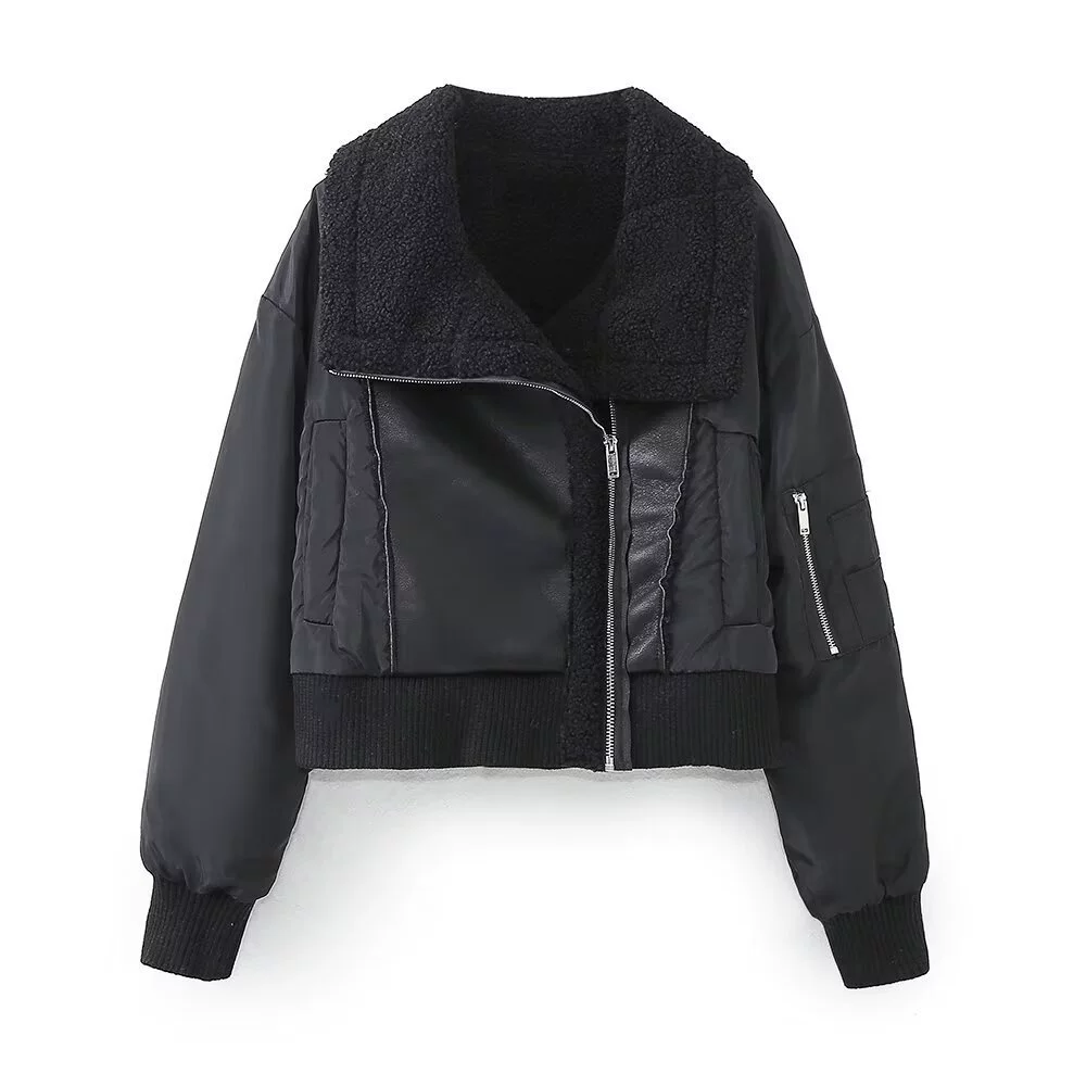 TAOP&ZA Winter retro short double-sided down jacket, city style