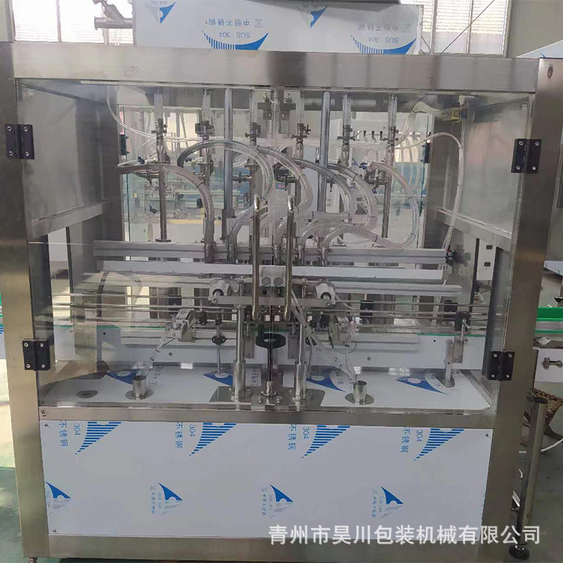 厂家全自动柱塞灌装机生产线洗衣液洗洁精洗手液蜂蜜凝胶灌装机