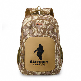 Camouflage backpack outdoor large capacity foreign trade schoolbag new computer bag fashion casual Southeast Asian backpack for men
