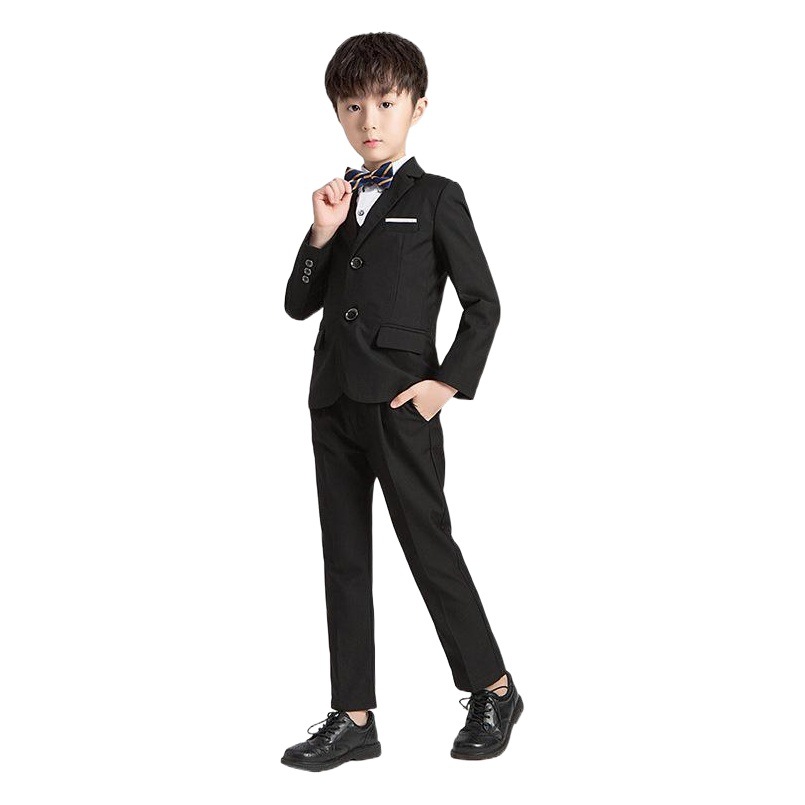 Children's Suits, Spring & Fall, Boys' Pure Color Suits, Flower Girl Dress Suits, Piano Catwalk Performance Clothes, Drop Shipping