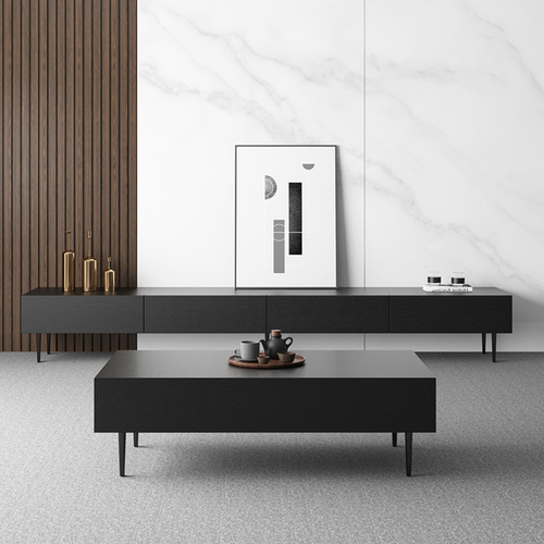 TV cabinet coffee table combination modern simple light luxury wall cabinet home living room floor cabinet small apartment simple TV cabinet