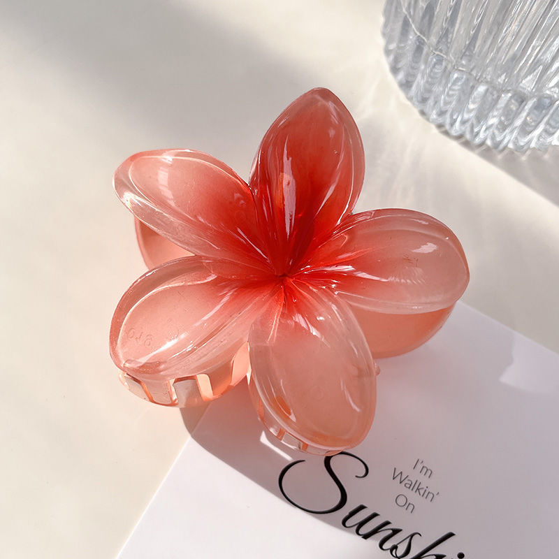 クロスボーダーの卵の花は大きいサイズの高級感のグラデーションの花の髪を挟んで後頭部を挟みます。|undefined