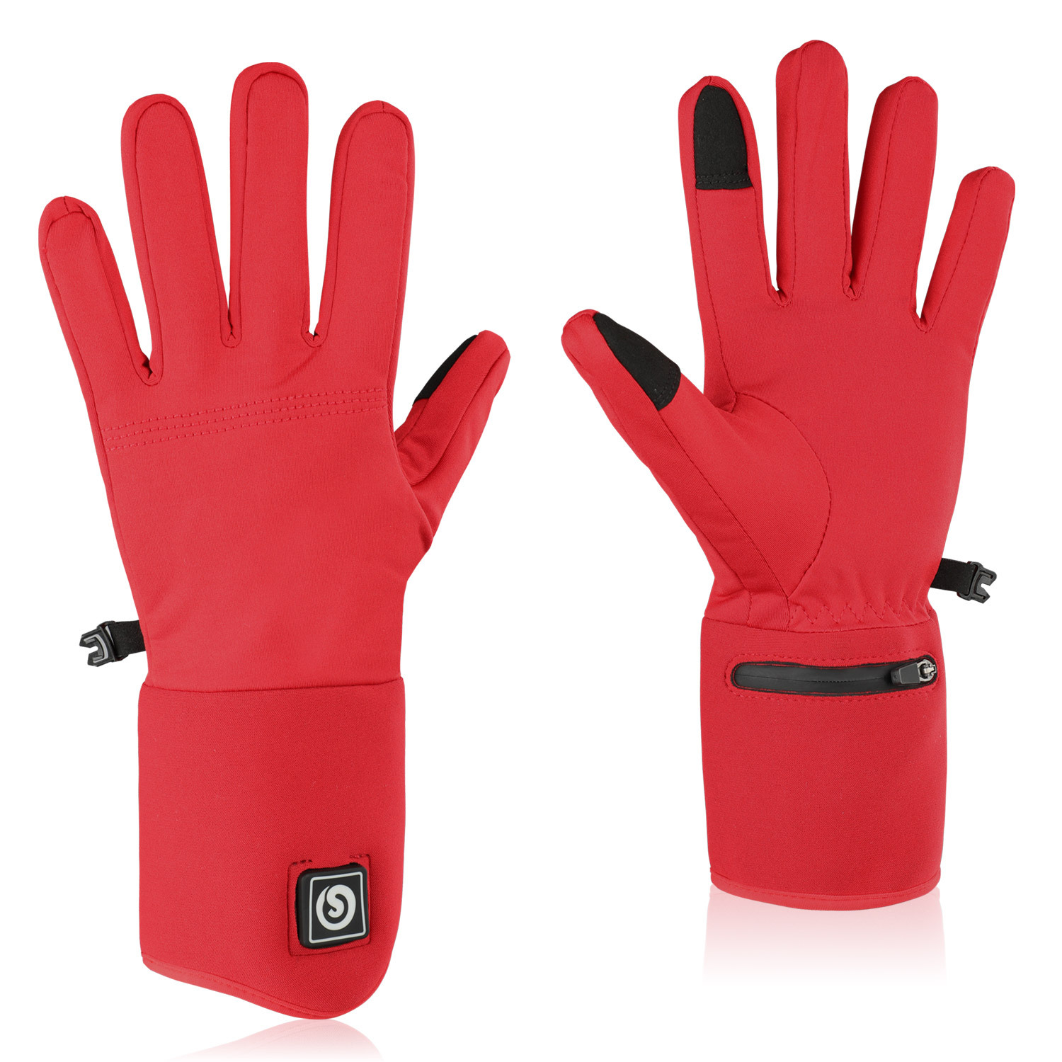 Guantes de calefacción de esquí de invierno deportes al aire libre montar pantalla táctil guantes calientes montañismo hombres y mujeres guantes de calefacción eléctrica
