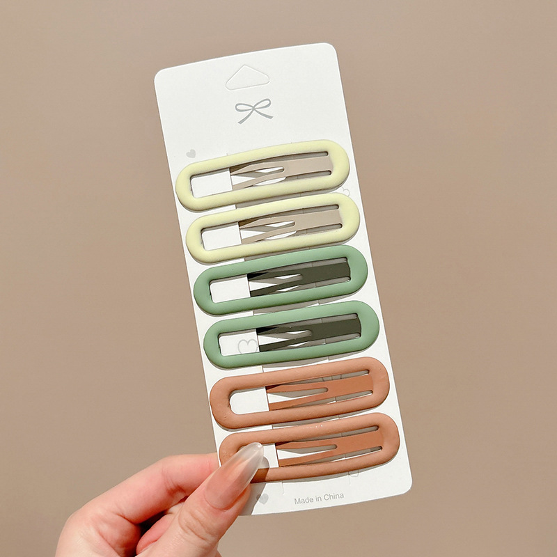 Pin de cabello de dopamina para mujeres lindas pinzas de cabello de peluquería bb pinzas de cabello 2025 nuevo estilo premium pinzas de cabello laterales