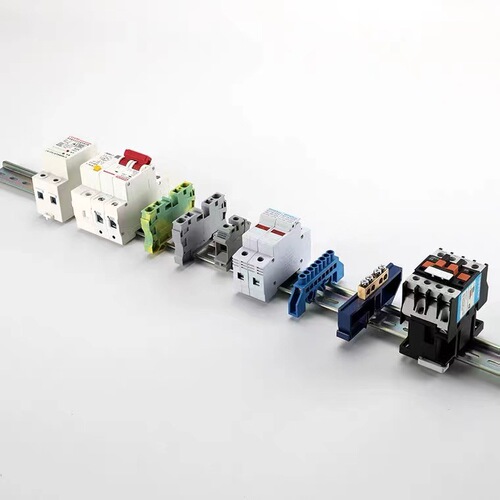 Electrical installation rail circuit breaker track slot distribution box rail air switch rail clip iron rail