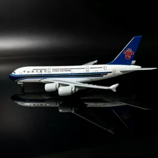 20CM 飞机模型 静态飞机模型 南航380  飞机模型  空客380收藏品
