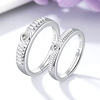 Adjustable ring for beloved, Korean style, simple and elegant design