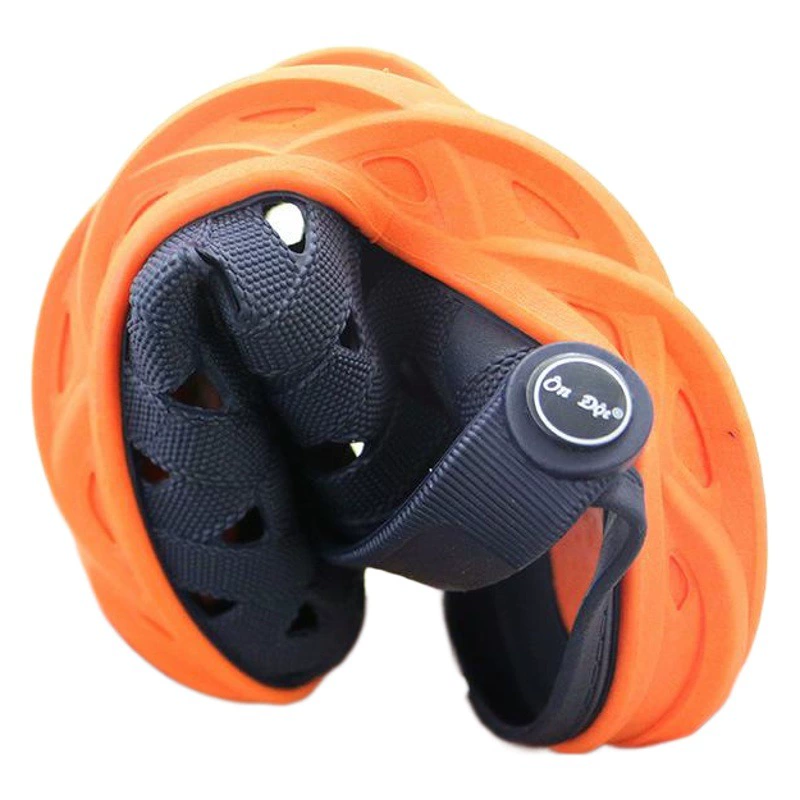 Вьетнамские тёплые шлепанцы-сандалии для мужчин, летние уличные повседневные туфли двойного назначения, дышащие силиконовые туфли с отверстиями, нескользящие для улицы.