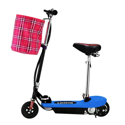 Qatlanan elektrik skuterlər – Cross-Border Export - blue-shock-absorption-model