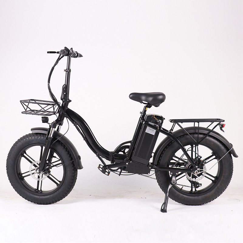 20inch Electric Bicycle Foreign Trade Export Special for Electric Vehicles Fat Tire Foldable Outdoor Portable Long Battery Life