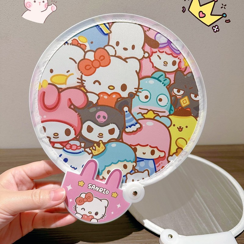 ミニ反射板折りたたみファン夏用プラスチック小型ファン持ち運びに便利な手回し子供用扇風機|undefined