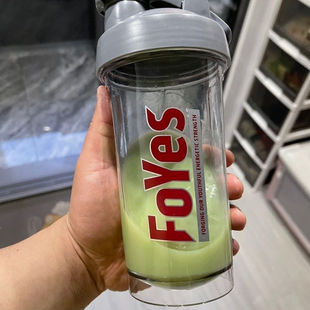 ✅ Foyes Shake Cup Sports Portable Protein Powder Milkshake with Scale Large Capacity High Value Summer Transparent Water