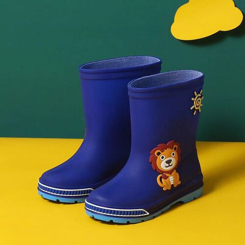 Children's Rain Boots, Cartoon Four Seasons Universal Rain Boots, Kindergarten and Primary School Students Cute Non-Slip Rain Boots