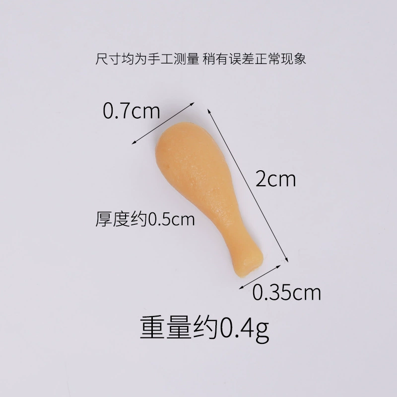 Realistic small food play, toy, DIY