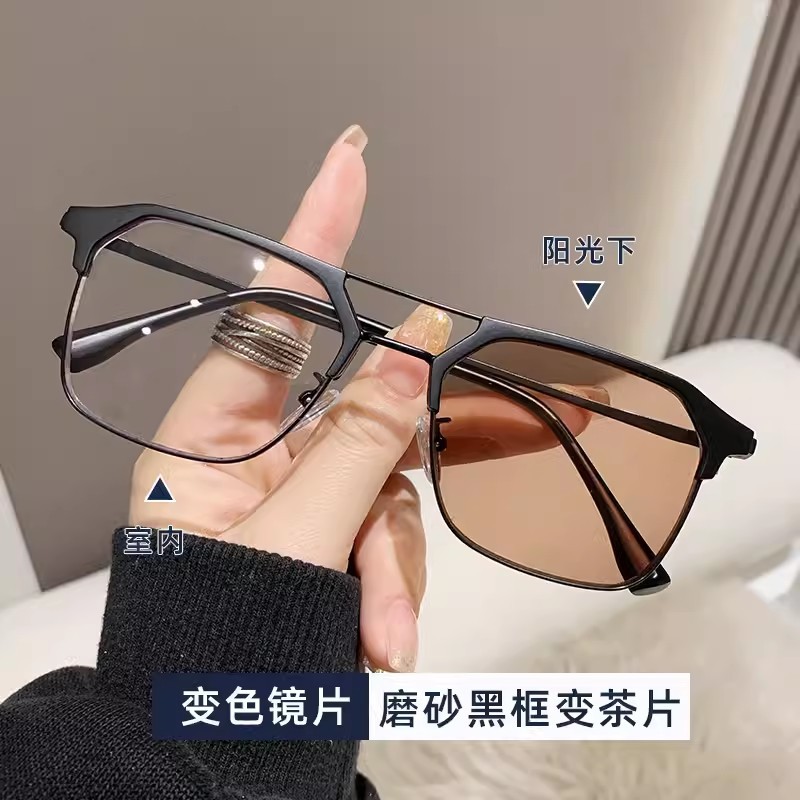 Color-changing anti-blue light glasses m...