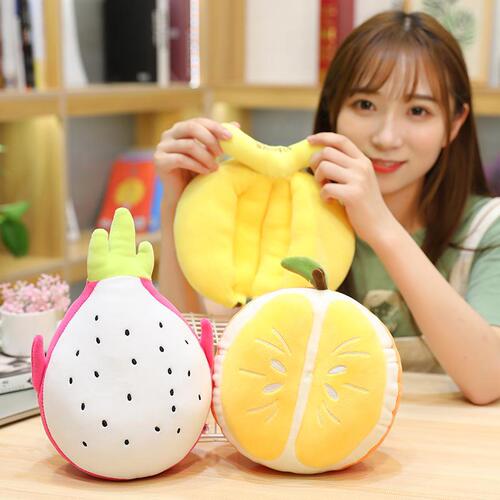 Simulation fruit plush toy pineapple fruit and vegetable strawberry orange doll wedding throw doll catcher rag doll