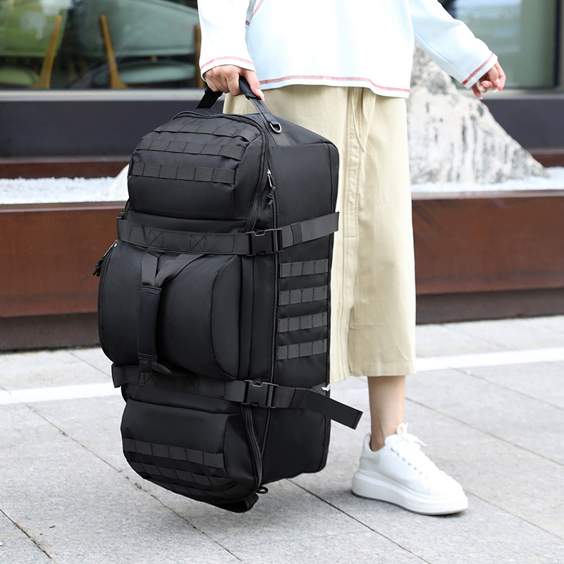Cross-Border Popular Outdoor Fitness Bag for Men and Women, Large-Capacity Travel Bag, Sports Yoga Handbag, Shoulder Bag, Backpack