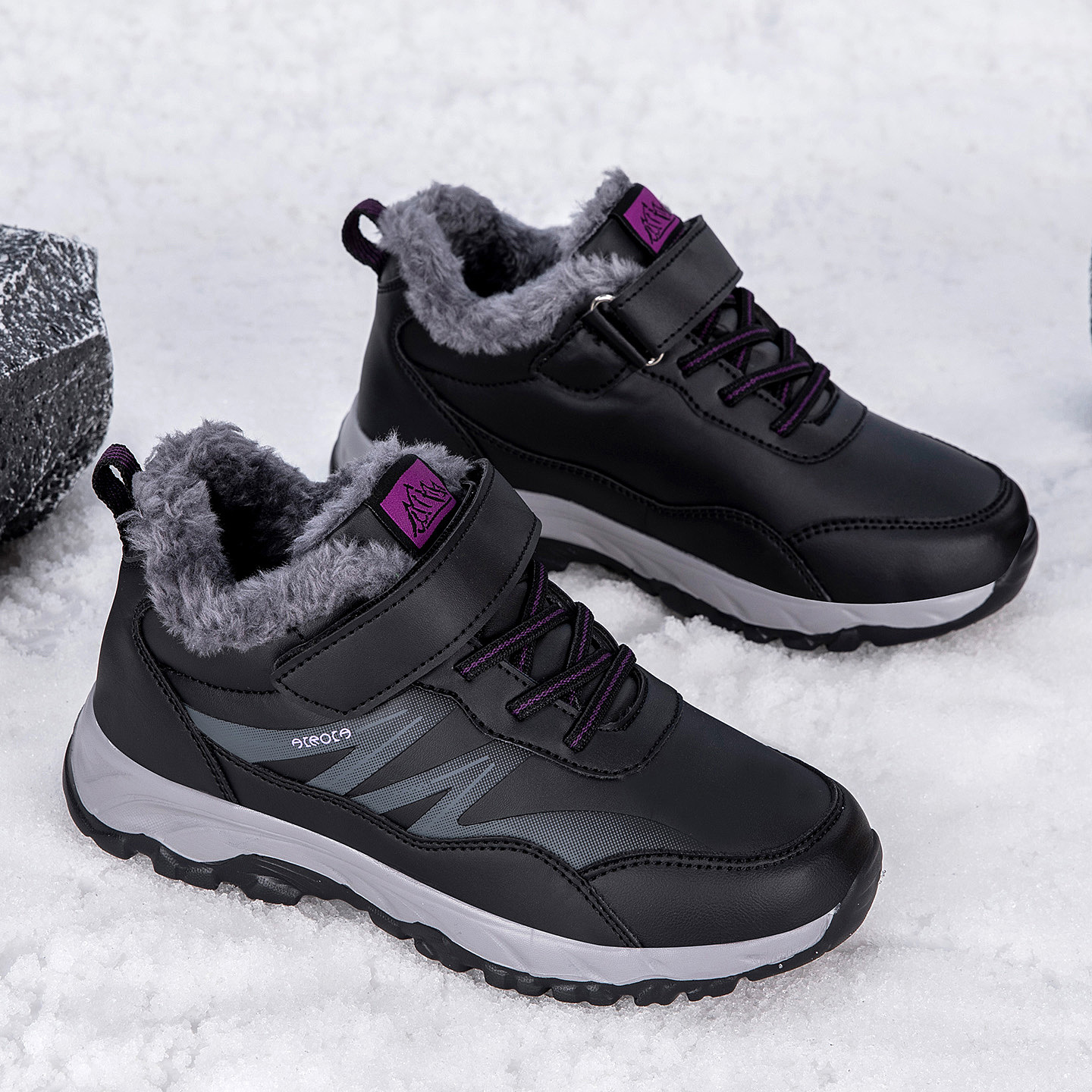 Negro y morado