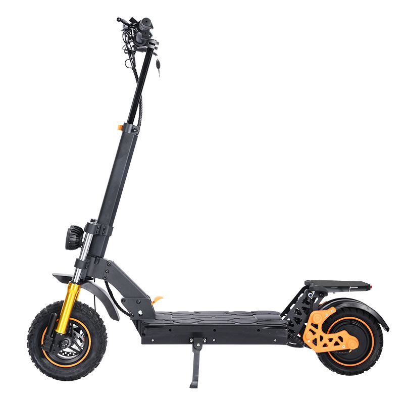 Scooter eléctrico transfronterizo de larga duración 11 pulgadas neumáticos plegables de gran potencia de larga duración scooter adulto