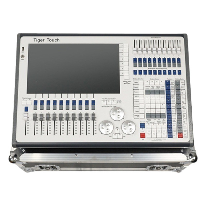 Tigre luz consola etapa iluminación TigerTouchDMX512 atenuación consola TT controlador de luz de cabeza móvil