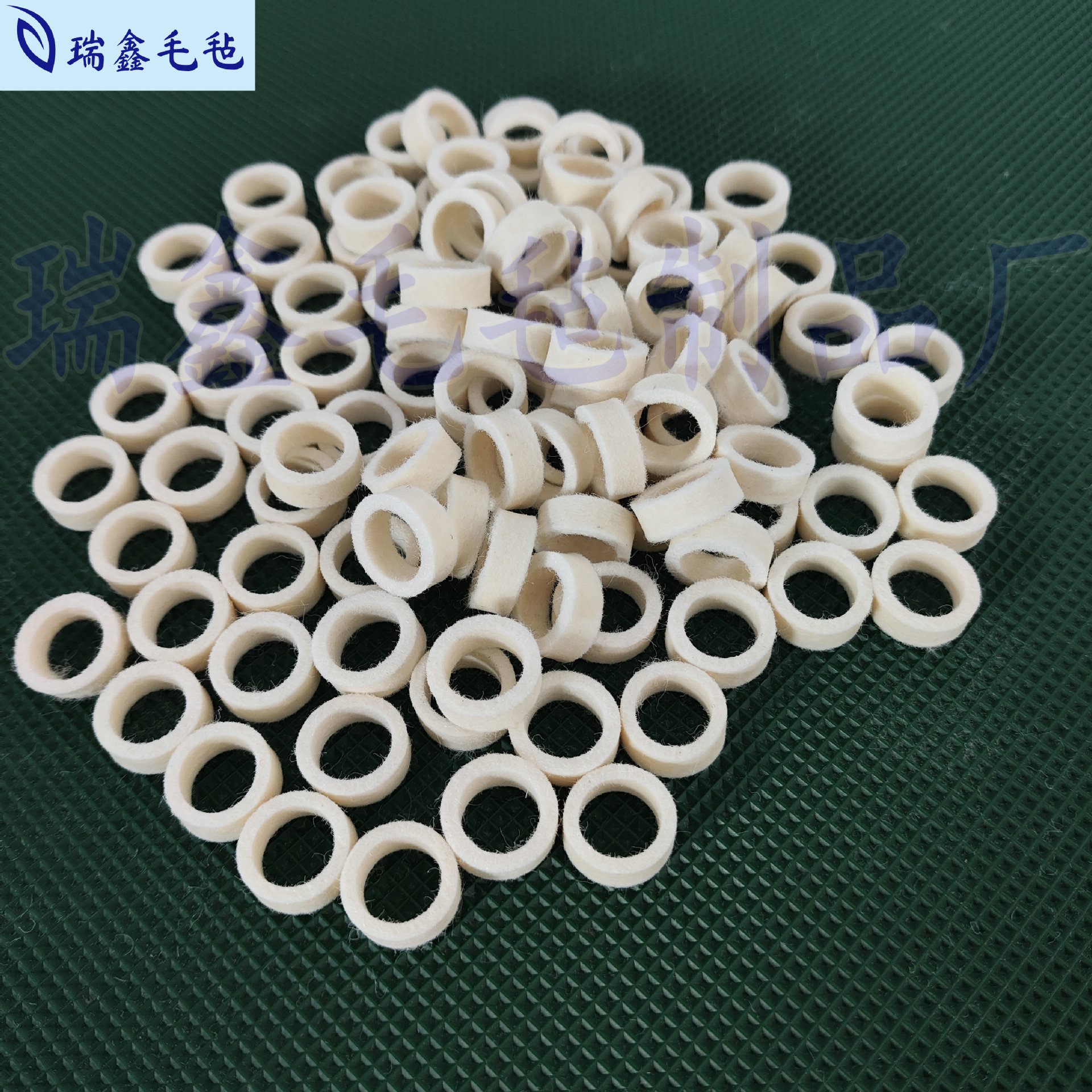 批发纯羊毛毡垫工业密封圈毛毡圈毛毡白色垫圈黑色透气吸油加厚片