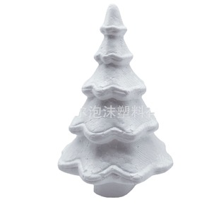 Factory direct supply Christmas 17CM solid three-dimensional Christmas tree DIY white decorative props