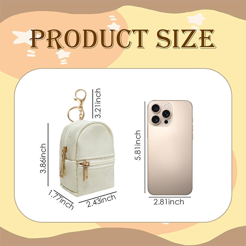 Mini bolso de cambio llavero colgante portátil auriculares bolsos pequeños accesorios creativos multifacéticos bolsos pequeños al por mayor